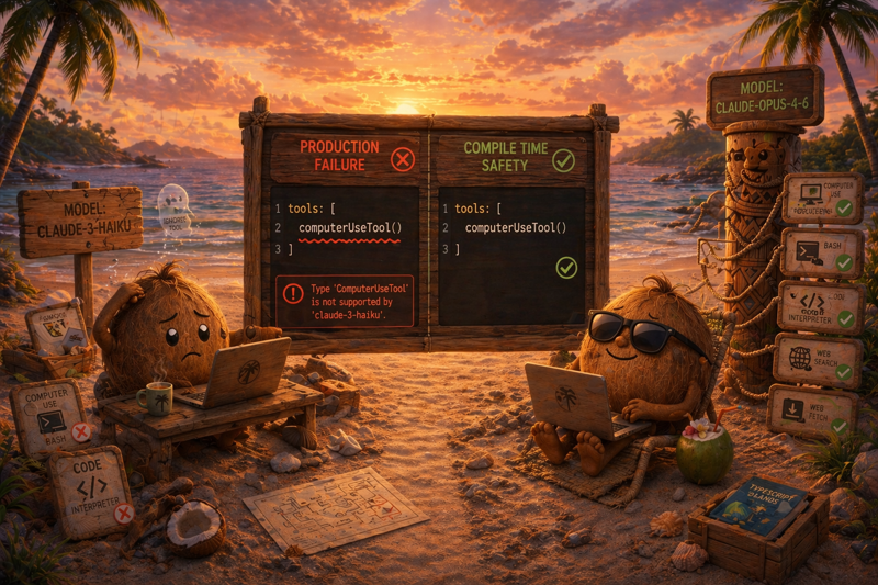 Type-safe provider tools in TanStack AI